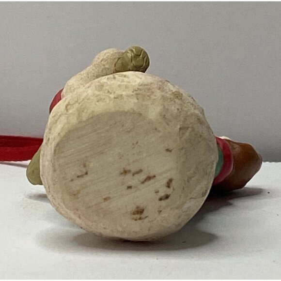 Vintage Happy Snowman Baseball Resin Christmas Holiday Ornament - Picture 5 of 5